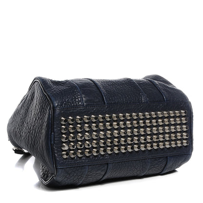 Alexander Wang Pebbled Lambskin Rocco Midnight 4 of 7