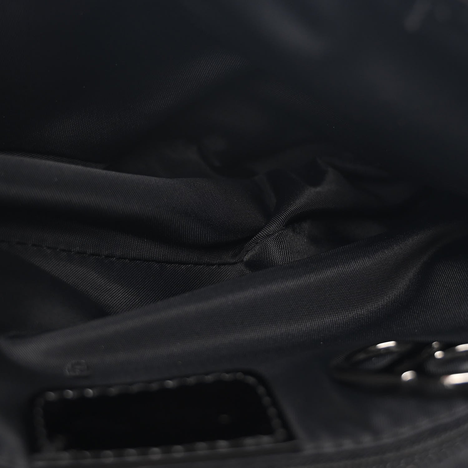 Christian Dior Nylon Saddle Bag Black 5 of 10