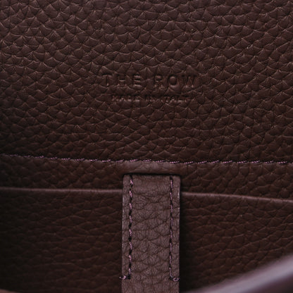 The Row Grained Calfskin Soft Margaux 10 Bag Dark Mocha 6 of 9