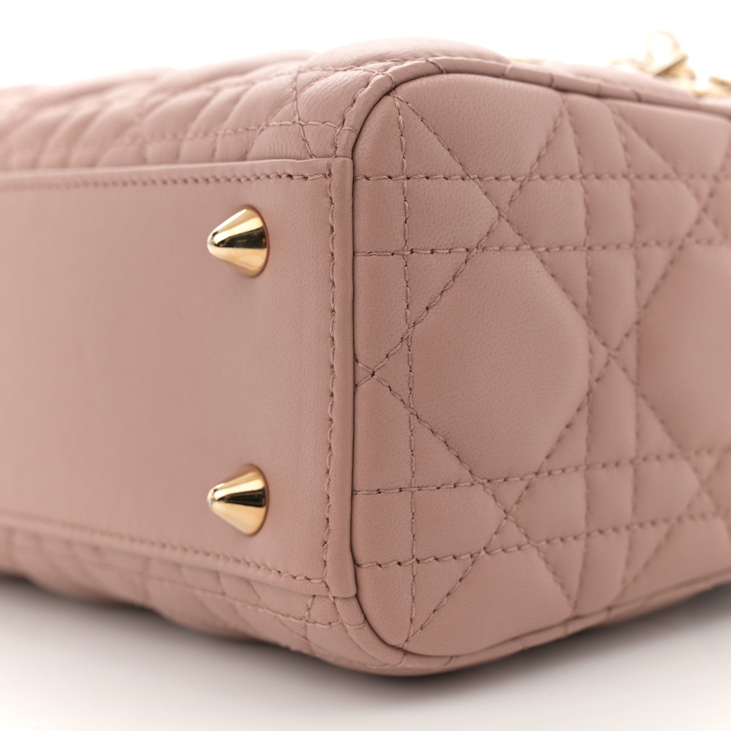Christian Dior Lambskin Cannage Small My ABC Dior Lady Dior Blush 10 of 10