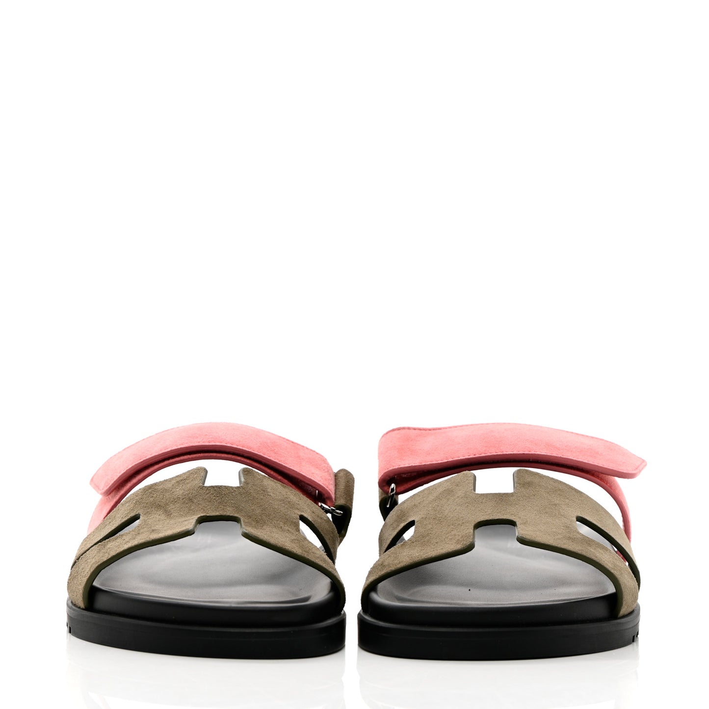 Suede Goatskin Womens Chypre Sandals 38.5 Toundra Rose Du Desert