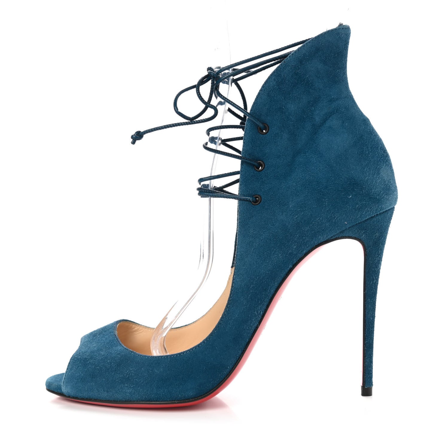 Suede Megavamp 100 Lace Up Pumps 37 Espadon