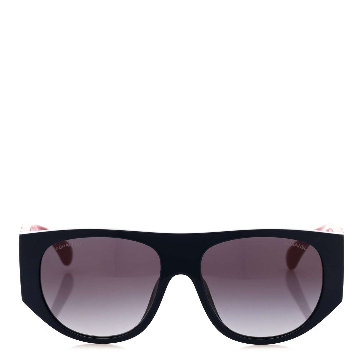 Acetate Quilted CC Pilot Sunglasses 71465 Blue Red