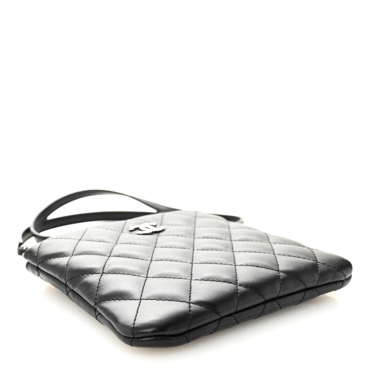 Chanel Lambskin Quilted Crossbody Bag Black 4 of 10