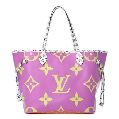 Louis Vuitton Monogram Giant Neverfull MM Pink Lilac 1 of 10