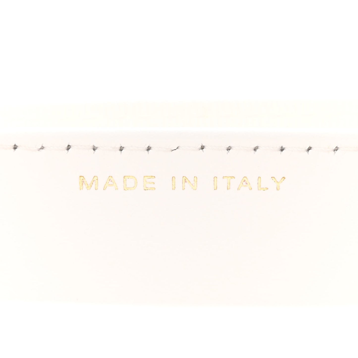 Caviar Quilted Flap Card Holder On Chain White