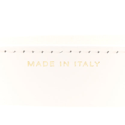 Chanel Caviar Quilted Flap Card Holder On Chain White 8 of 12