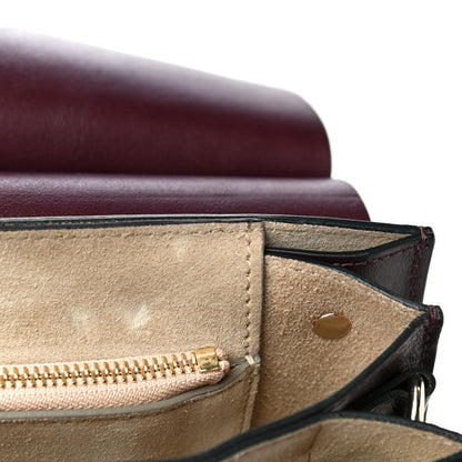Chloe Calfskin Suede Medium Faye Shoulder Bag Intense Violine 10 of 21