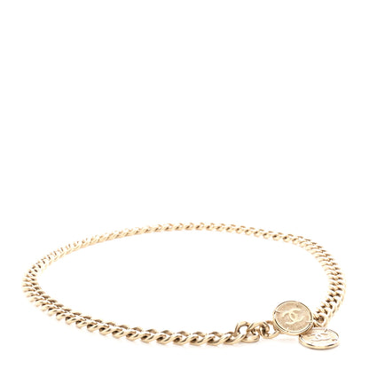 Chanel Metal Chain CC Medallion Belt Gold 1 of 3