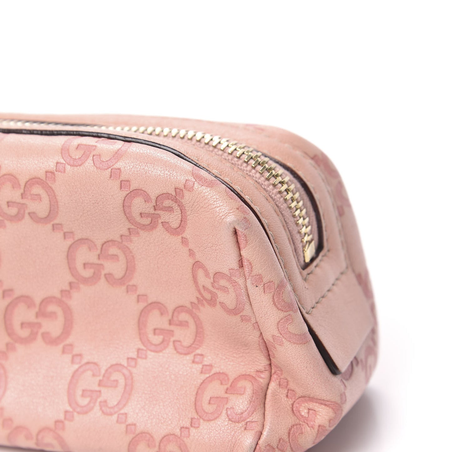 Guccissima Signature Small Cosmetic Case Peonia Rose