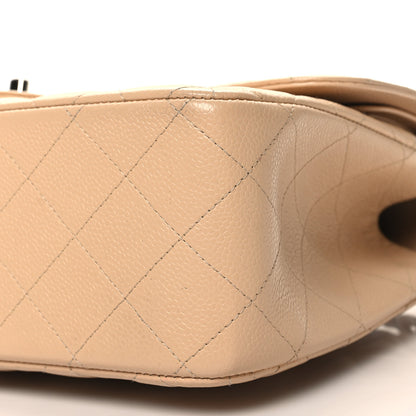 Chanel Caviar Quilted Jumbo Double Flap Beige Clair 10 of 13
