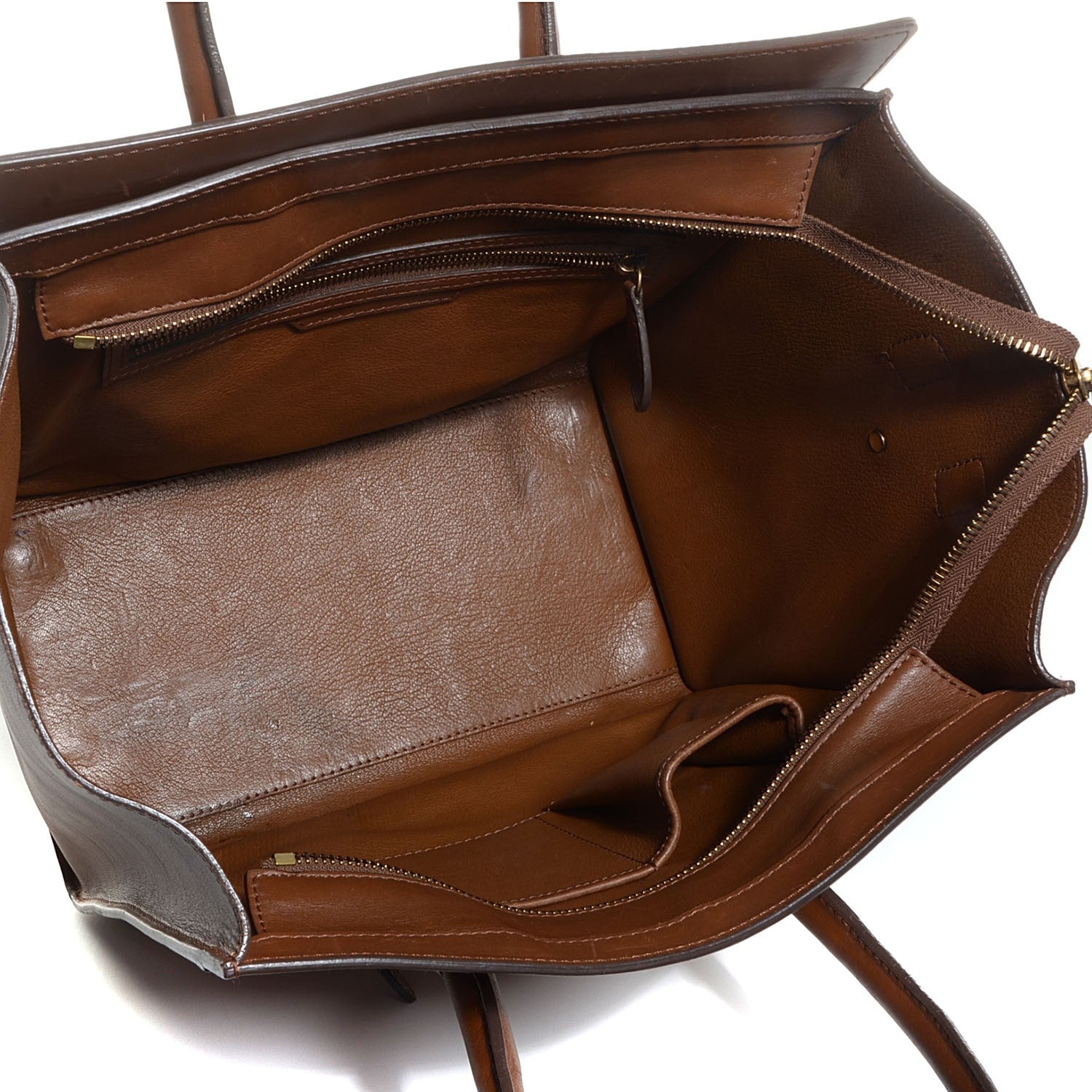 Celine Smooth Calfskin Mini Luggage Camel 5 of 9