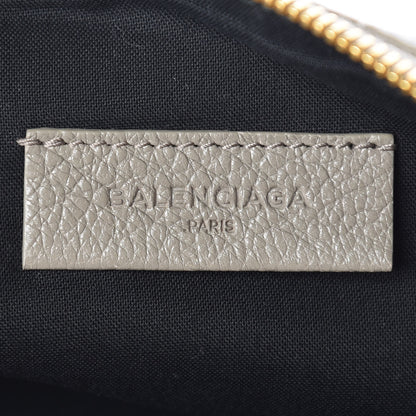 Balenciaga Chevre Gold Metallic Edge Hardware Pouch Gris Taupe 6 of 7