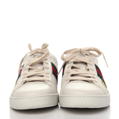Gucci X SEGA Calfskin Ayers Web Guccy Womens Ace Sneakers 37 White 2 of 11
