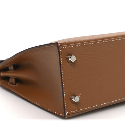 Hermes Epsom Kelly Sellier 25 Gold 9 of 11