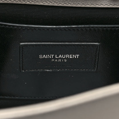 Saint Laurent Grain De Poudre Medium Classic Monogram Kate Satchel Souris 6 of 14