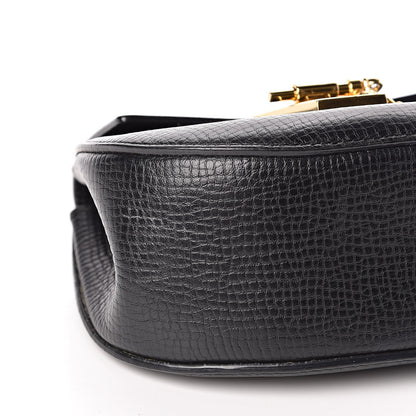 Chloe Textured Calfskin Lambskin Nano Drew Shoulder Bag Black 8 of 10