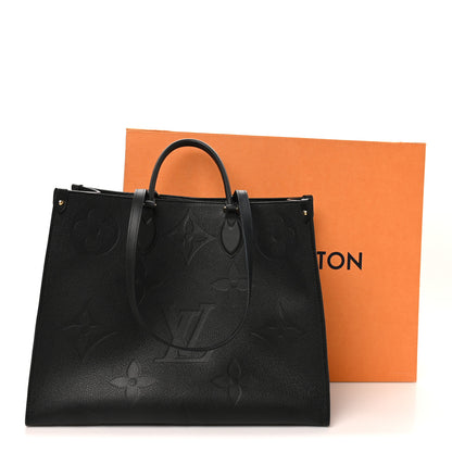 Louis Vuitton Empreinte Monogram Giant Onthego GM Black 9 of 9