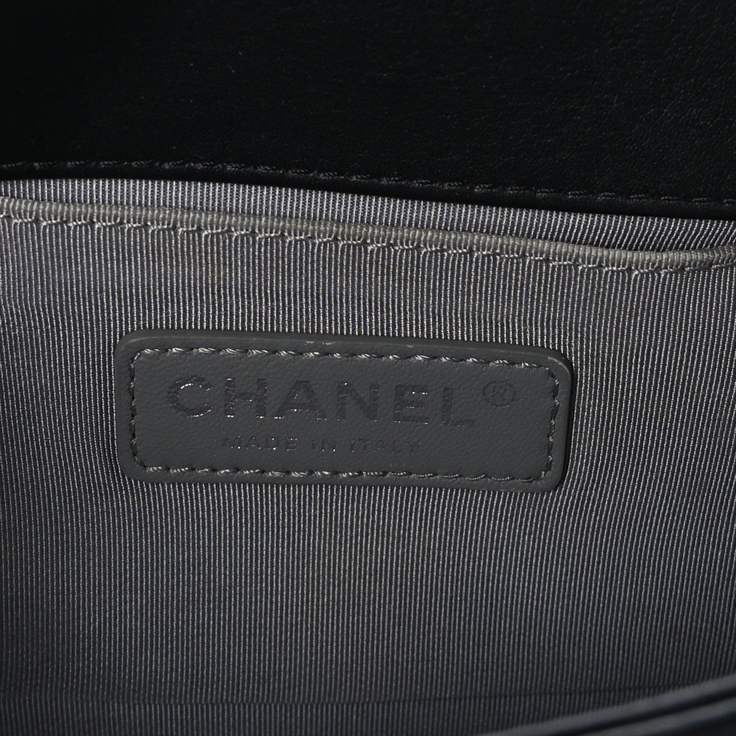 Chanel Calfskin Chevron Quilted Small Boy Flap Black 6 of 9
