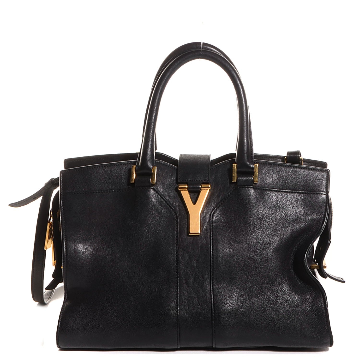 Saint Laurent Sheepskin Small Cabas ChYc Black 1 of 8