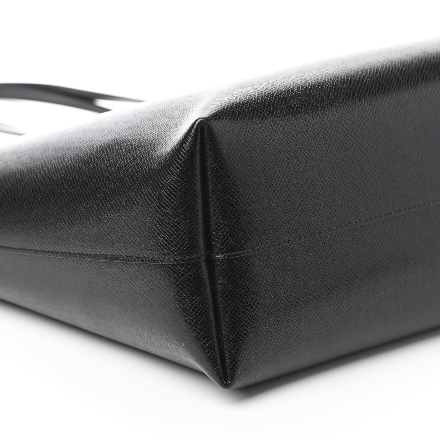 Calfskin Large Shopping Tote Black