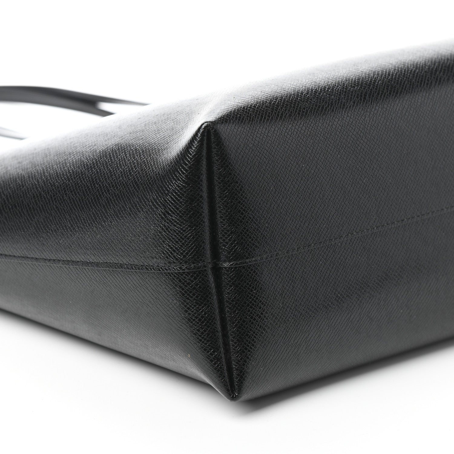 Saint Laurent Calfskin Large Shopping Tote Black 8 of 9