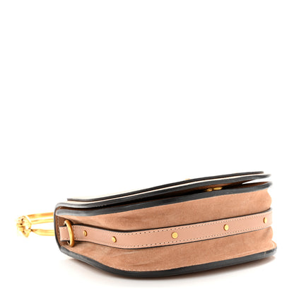 Chloe Calfskin Suede Small Nile Bracelet Bag Biscotti Beige 4 of 11