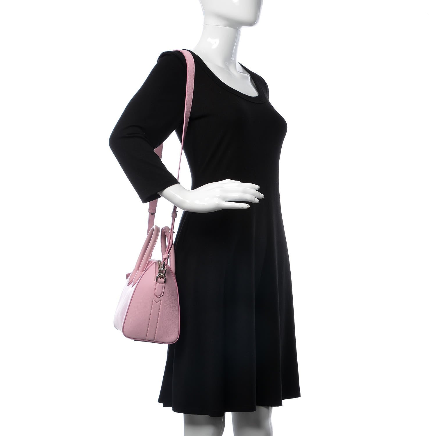 Givenchy Sugar Goatskin Mini Antigona Bright Pink 2 of 9