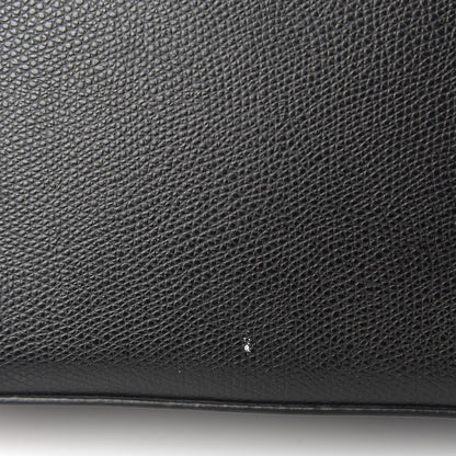 Saint Laurent Textured Calfskin Medium Classic Monogram Universite Bag Black 8 of 12