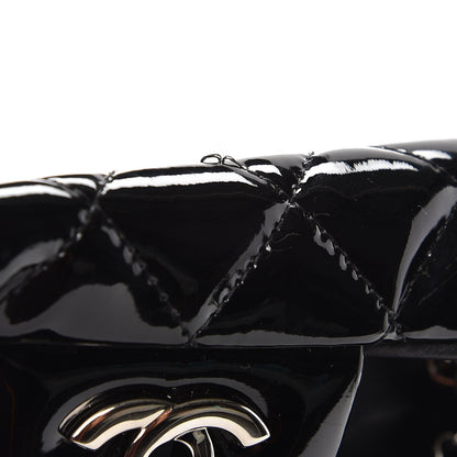Chanel Patent Calfskin Quilted Mini Rectangular Flap Black 9 of 9