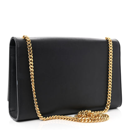 Saint Laurent Smooth Calfskin Medium Classic Monogram Kate Tassel Satchel Black 3 of 12