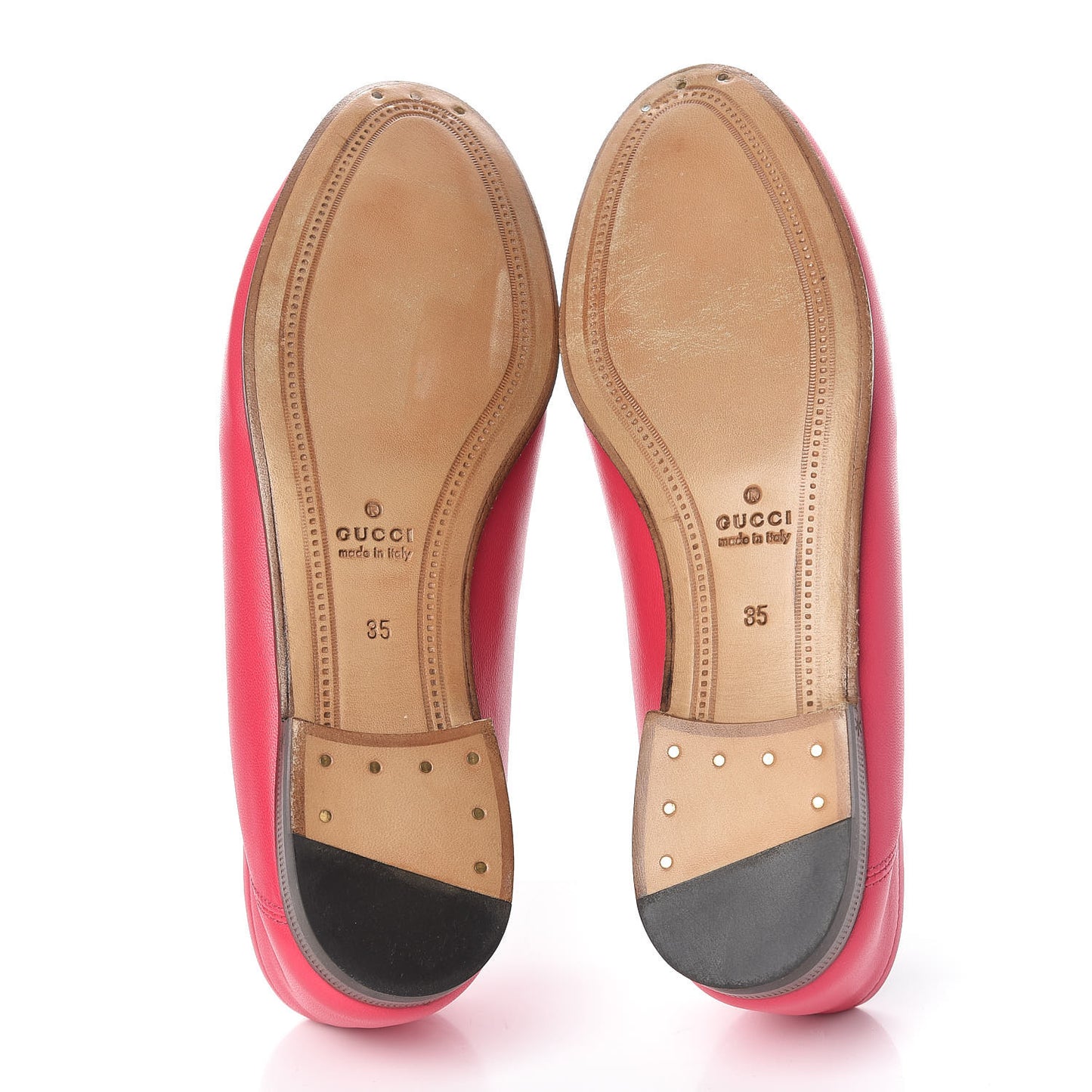 Lambskin Womens Brixton Horsebit Loafers 35 Hot Pink