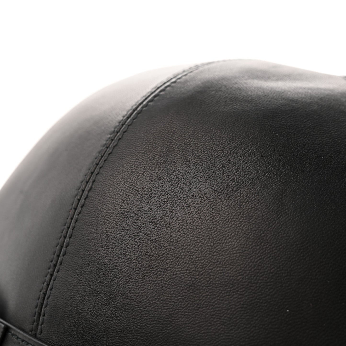 Wool Calfskin Hat 57 Black
