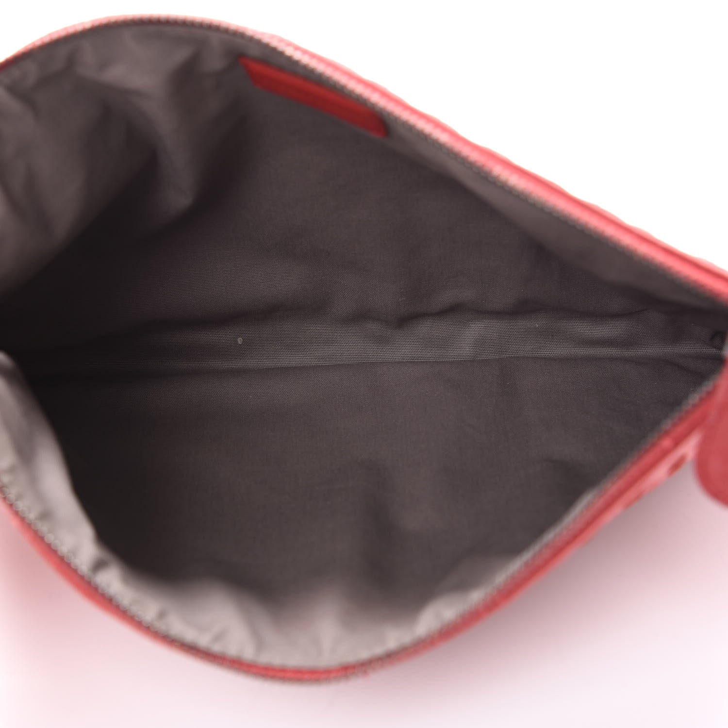 Bottega Veneta Nappa Intrecciato Medium Zip Pouch Fraise 4 of 8
