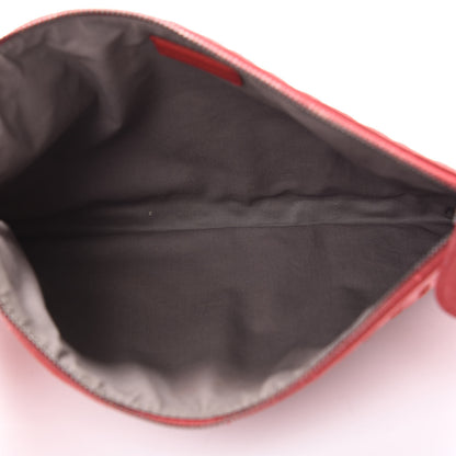 Bottega Veneta Nappa Intrecciato Medium Zip Pouch Fraise 4 of 8