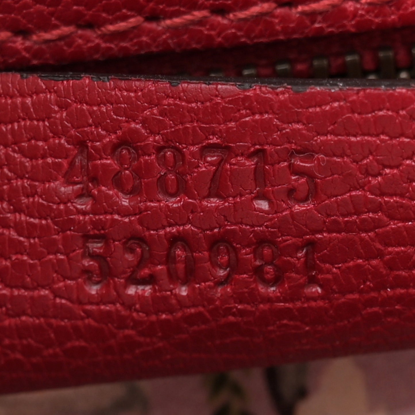 Calfskin Snakeskin Studded Small Ottilia Top Handle Bag Hibiscus Red