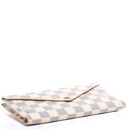 Louis Vuitton Damier Azur Long Origami Wallet 4 of 8