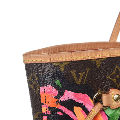 Louis Vuitton Monogram Roses Neverfull MM 14 of 15