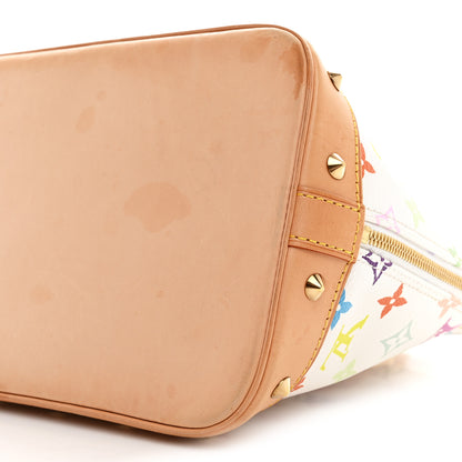 Louis Vuitton Monogram Multicolor Alma White 9 of 10