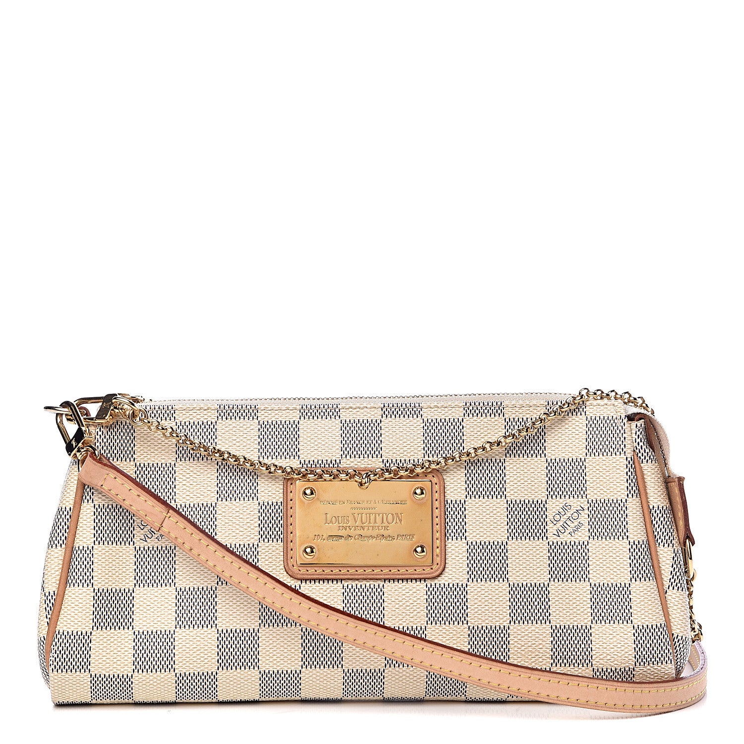 Louis Vuitton Damier Azur Eva Clutch 1 of 10