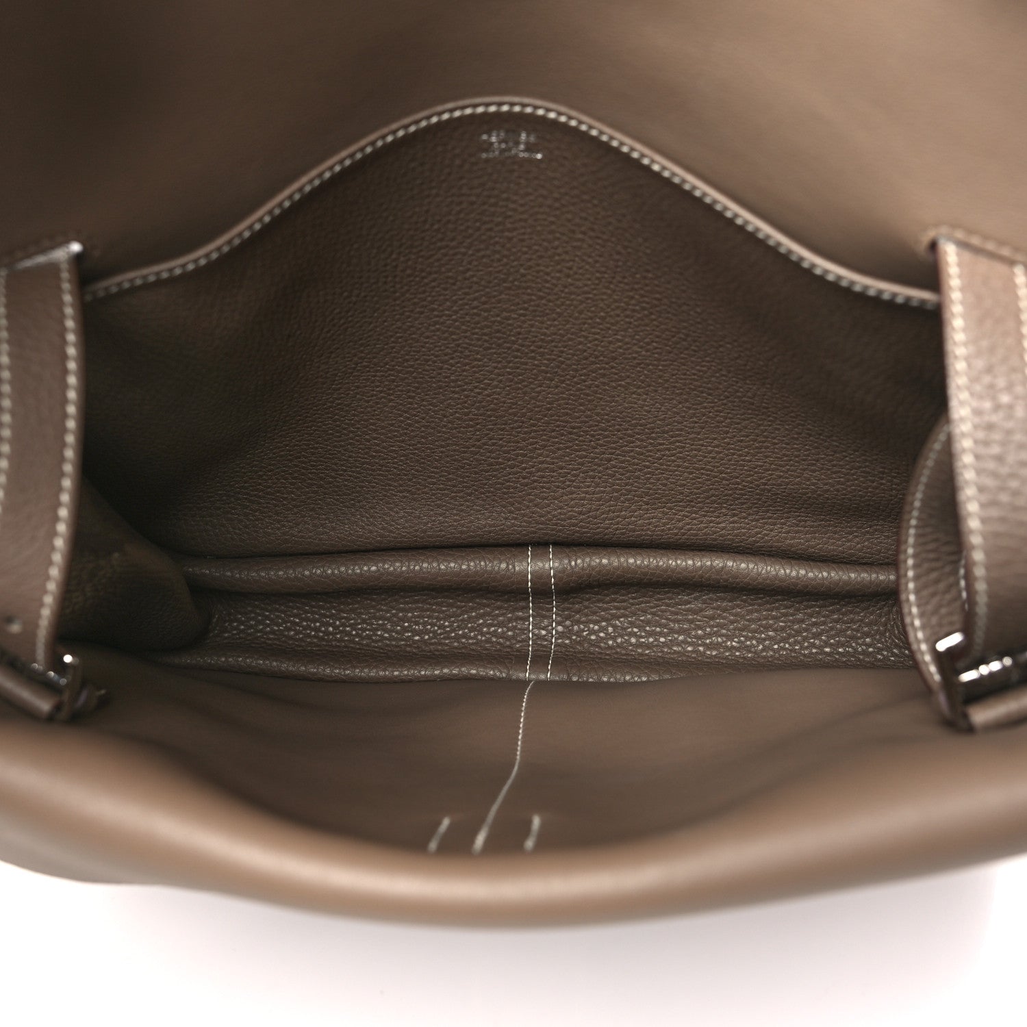 Hermes Taurillon Clemence Halzan 25 Etoupe 5 of 10
