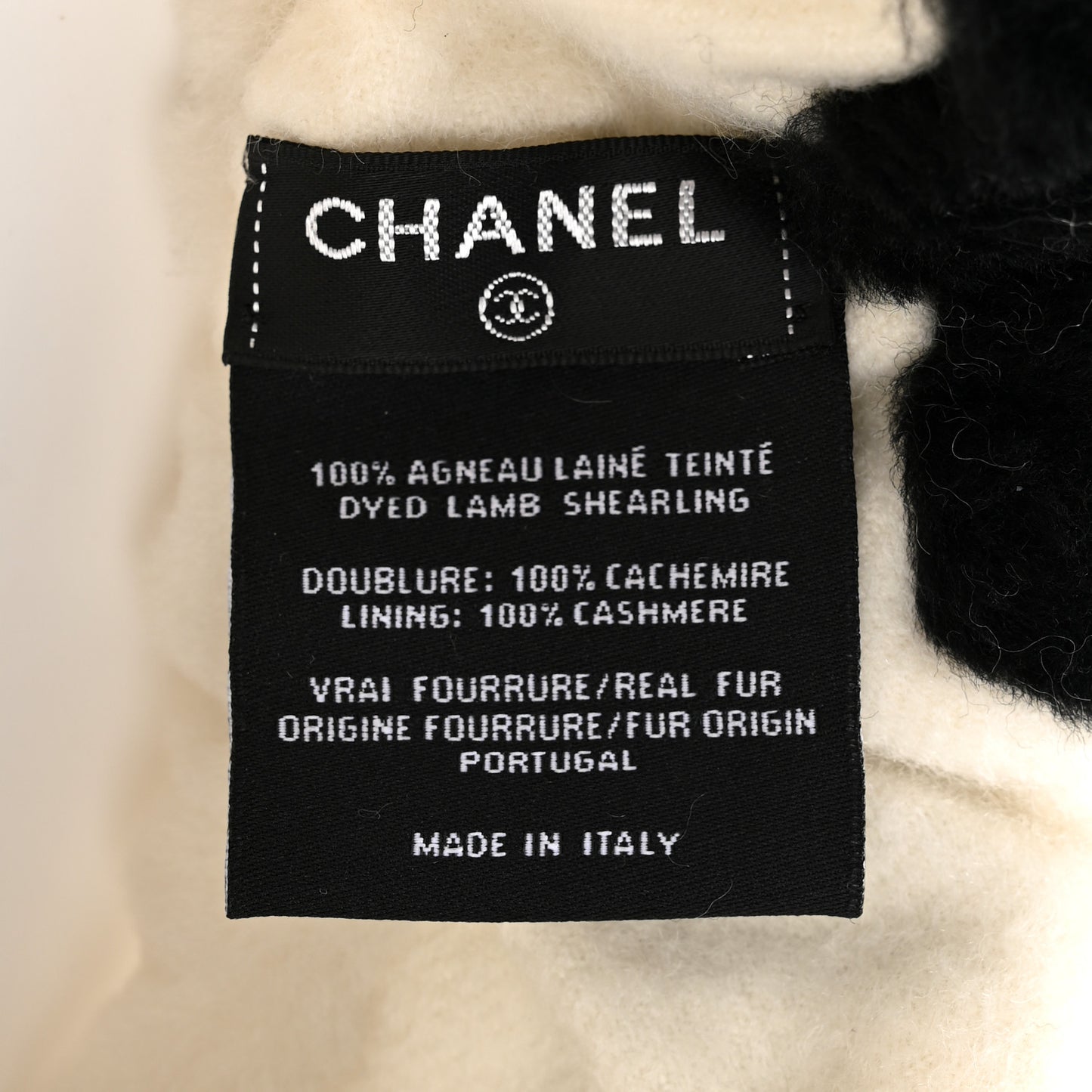 Cashmere Blend Logo Headband White Black