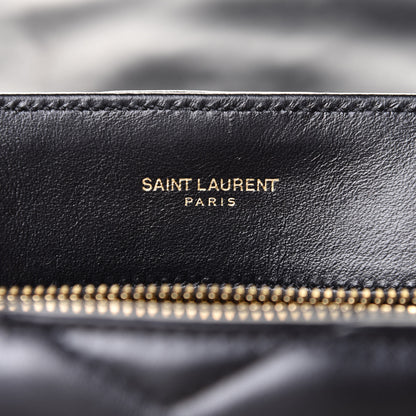 Saint Laurent Calfskin Y Quilted Monogram Small Loulou Chain Satchel Black 6 of 10