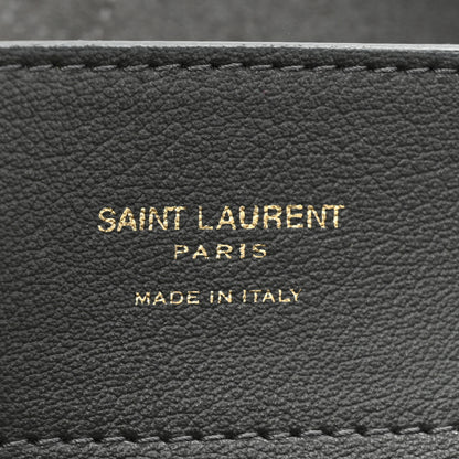 Saint Laurent Calfskin Large Shopping Tote Storm 8 of 20