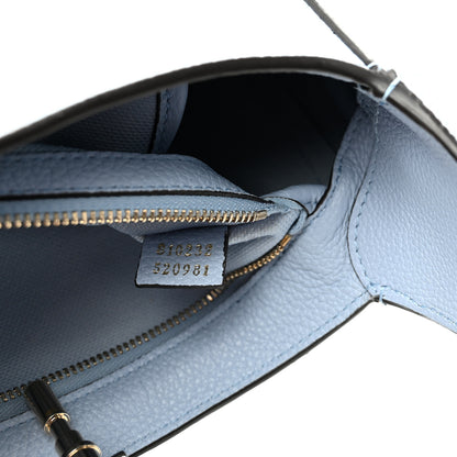 Gucci Grained Calfskin Web Medium Jackie 1961 Hobo Light Blue 7 of 10
