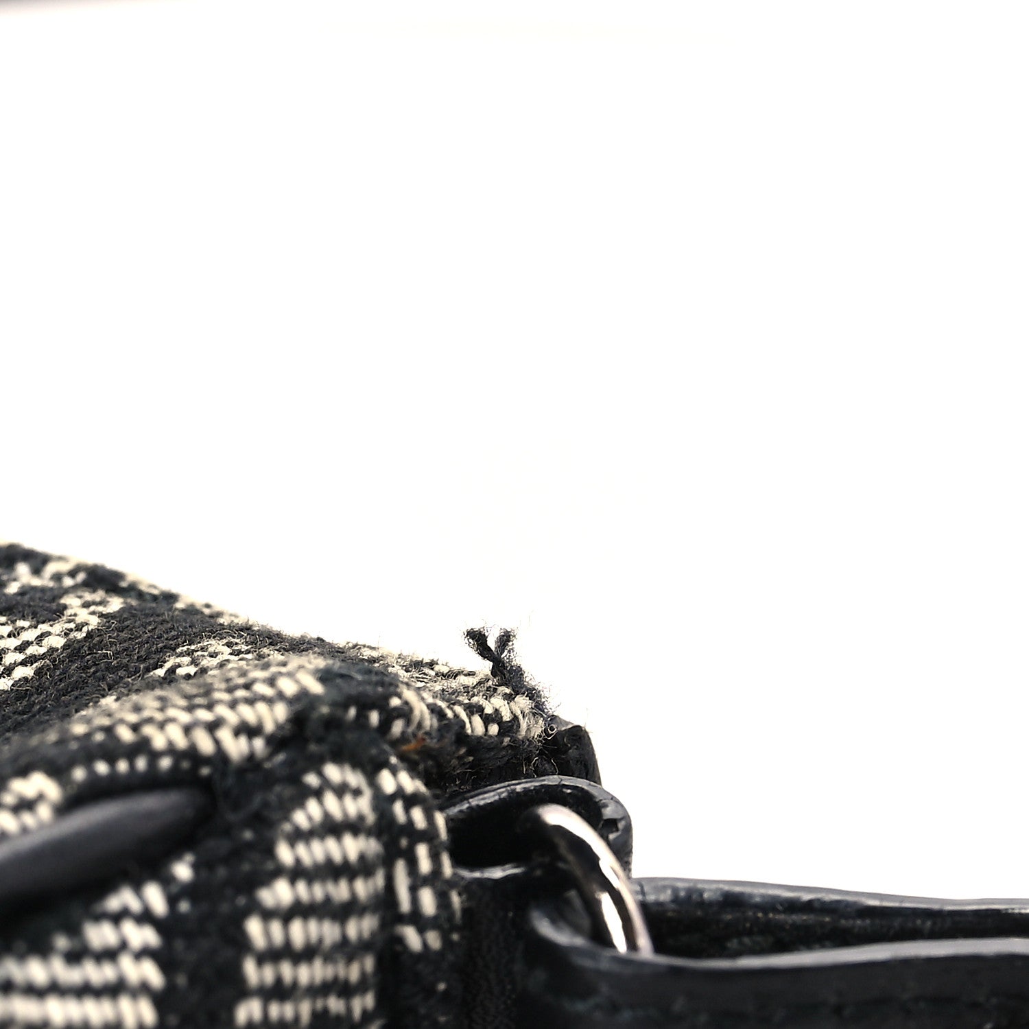 Christian Dior Monogram Mini Saddle Pochette Black 9 of 9