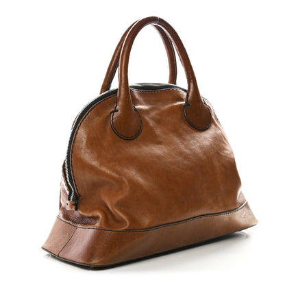 Chloe Calfskin Edith Dome Bowler Muscade 3 of 12