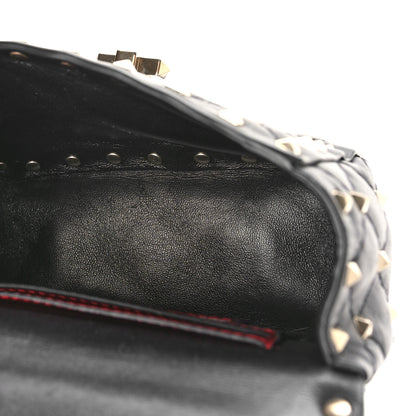 Valentino Garavani Nappa Micro Rockstud Spike Shoulder Bag Black 5 of 8