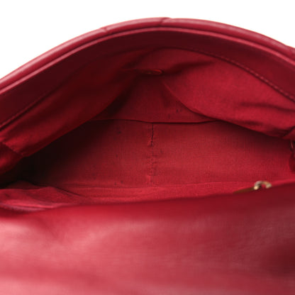 Chanel Goatskin Quilted Medium Chanel 19 Flap Red 5 of 12