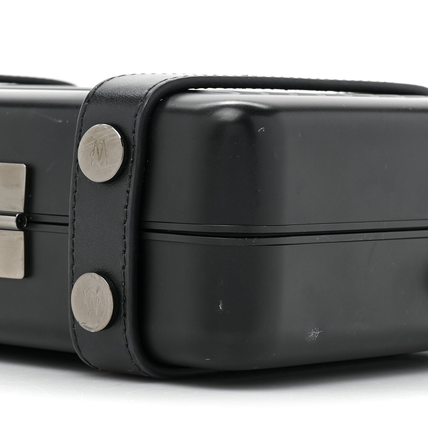 Matte Polycarbonate Personal Cross-Body Bag Black